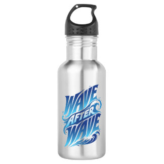 Wave After Wave | Ocean Blue Summer 532 Ml Water Bottle