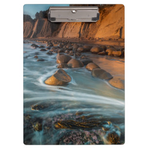 Wave along the beach, California Clipboard