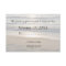 Wave at Sunset RSVP Wedding Card