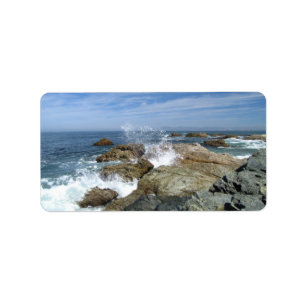 Wave Burst; Mailing Necessities Label