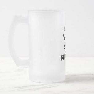 Wave Chaser Glass Frosted Glass Beer Mug