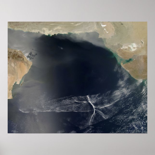 Wave clouds over the Arabian Sea Poster (Front)