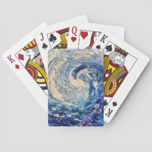 Wave Design Classic Playing Cards