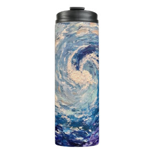 Wave Design Thermal Tumbler
