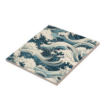 Wave Elegance: Hokusai-Inspired japanese art