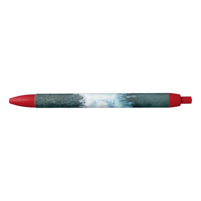 wave line black ink pen (Front)