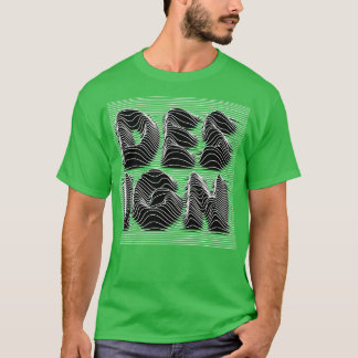 wave lines design T-Shirt