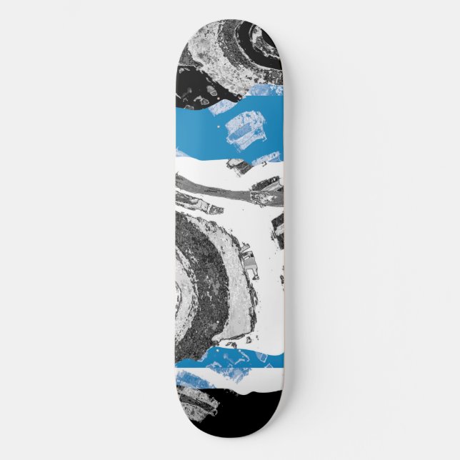 Wave Mechanism – Custom Skateboard (7.75" Deck) (Front)