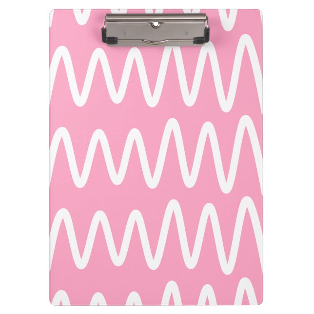 Wave No. 6 - Clipboard (Flamingo Pink) (Front)