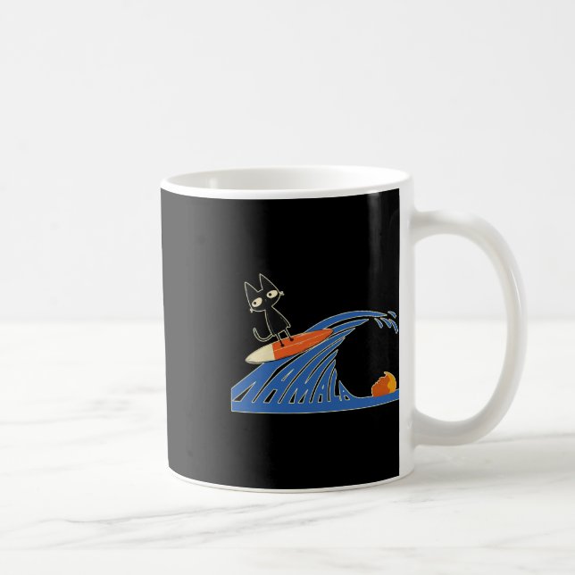 Wave Of Blue Cats Blue Cats Wave For Kamala Cats F Coffee Mug (Right)