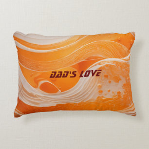 "Wave of Love: Dad's Delight " Decorative Cushion