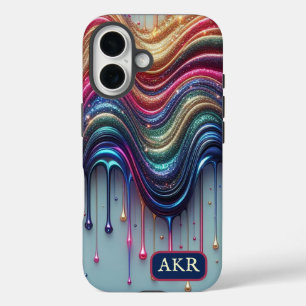 Wave of Rainbow iPhone 16 Case