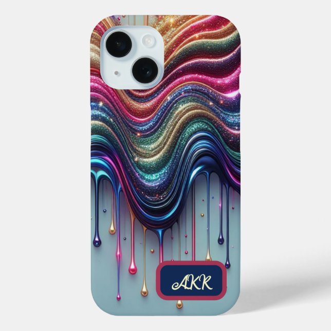Wave of Rainbow Case-Mate iPhone Case (Back)