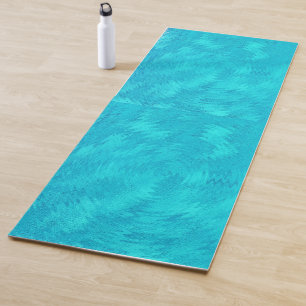 Wave Of Turquoise Yoga Mat