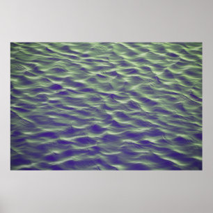 Wave on body of water poster