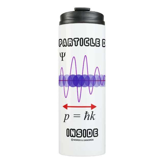 Wave-Particle Duality Inside Uncertainty Principle Thermal Tumbler (Front)