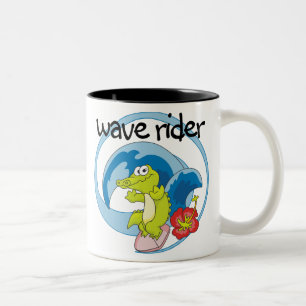 Wave Rider Two-Tone Coffee Mug