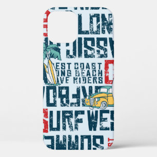 Wave rider west coast California surfing team grun iPhone 12 Case