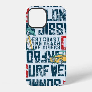 Wave rider west coast California surfing team grun iPhone 12 Case