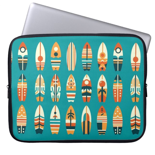 Wave Riders Laptop Sleeve (Front)