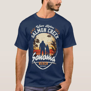 Wave Riders Salmon Creek Sonoma Beach Tournament T-Shirt