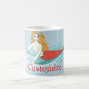 Wave-Riding Mermaid Thunder_Cove Coffee Mug