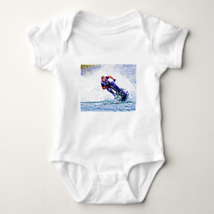 Wave Runner Spray Baby Bodysuit