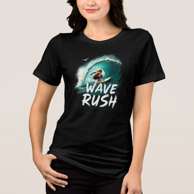 Wave Rush Tri-Blend Shirt (Front)