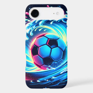 Wave Soccer Ball Futuristic Ocean Football Surf