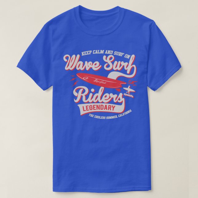 Wave Surf Riders T-Shirt (Design Front)