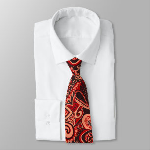 Wave Trip Floral Paisley Two-side Printed Tie