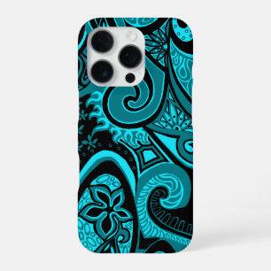 Wave Trip Vintage Psychedelic Floral Paisley iPhone 16 Pro Case