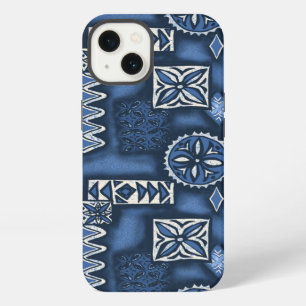 Wave Warrior Hawaiian Tapa iPhone 13 Case