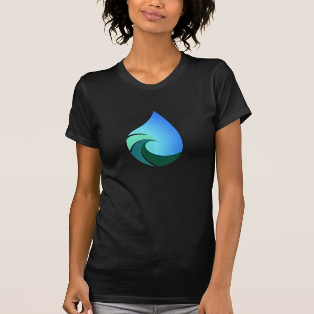 Wave water drop This Salty Life tshirt (Front)