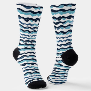 Wave Wavy Pattern Socks
