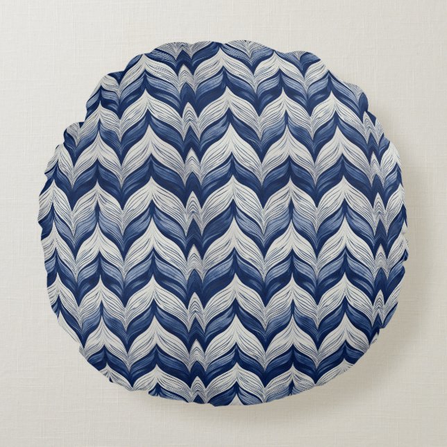 Wave Weave Round Cushion (Front)