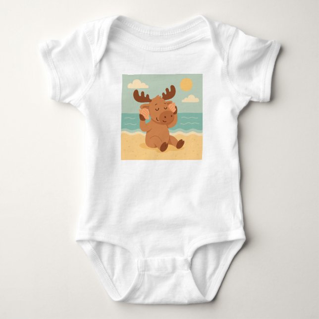 Wave Whisperer – Dreamy Beach Tee for Kids (Front)
