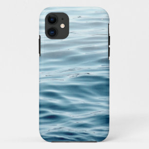 Waved blue water iPhone 11 case