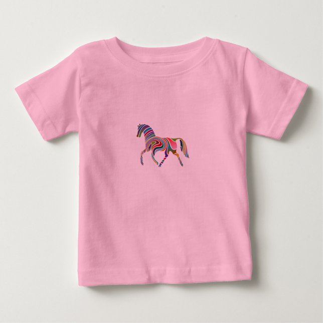 Waved Horse T-Shirt (Front)