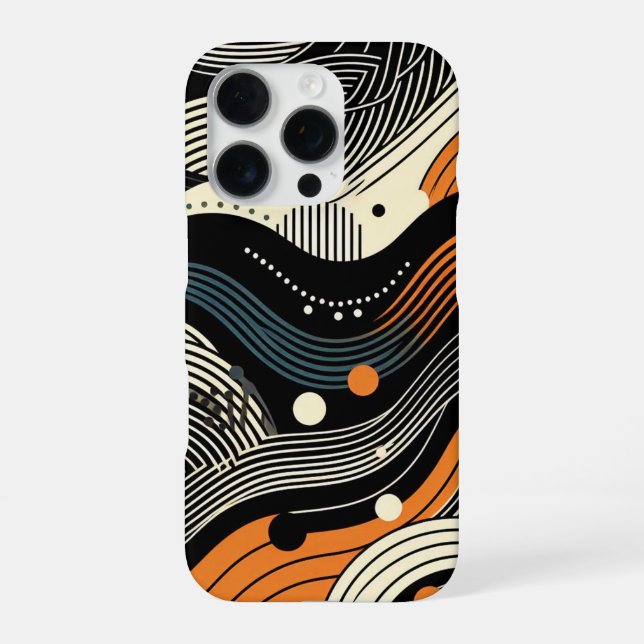 Waveform Orbit iPhone Case (Back)