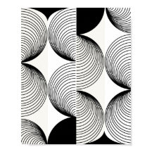 Waveforms of Circles: Modern Abstract Art Poster