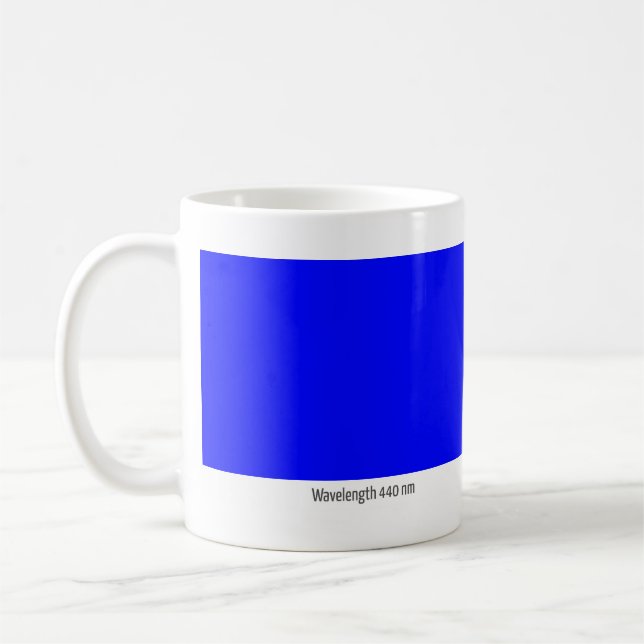 Wavelength 440 nm coffee mug (Left)