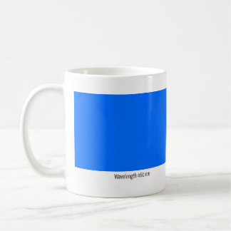 Wavelength 460 nm coffee mug