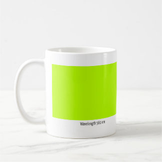 Wavelength 560 nm coffee mug