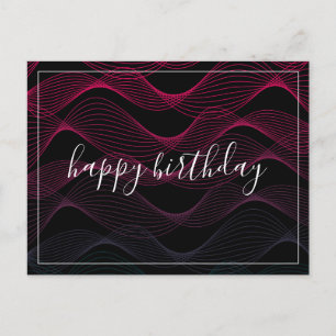 Wavelength Lines Postcard