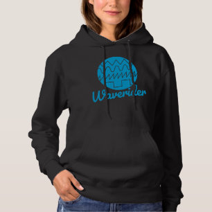 Waverider Synthesizer 80s Synthwave Waveform Hoodie