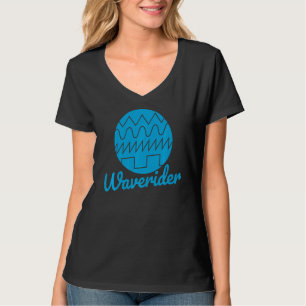 Waverider Synthesizer 80s Synthwave Waveform T-Shirt