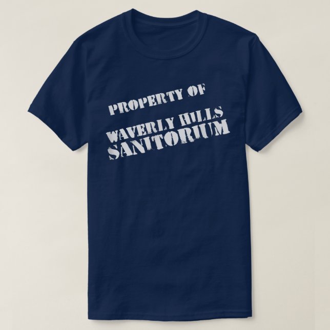 Waverly Hills Sanatorium Halloween T Novelty Graph T-Shirt (Design Front)
