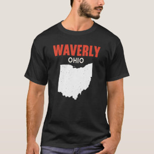 Waverly Ohio USA State America Travel Ohioan T-Shirt