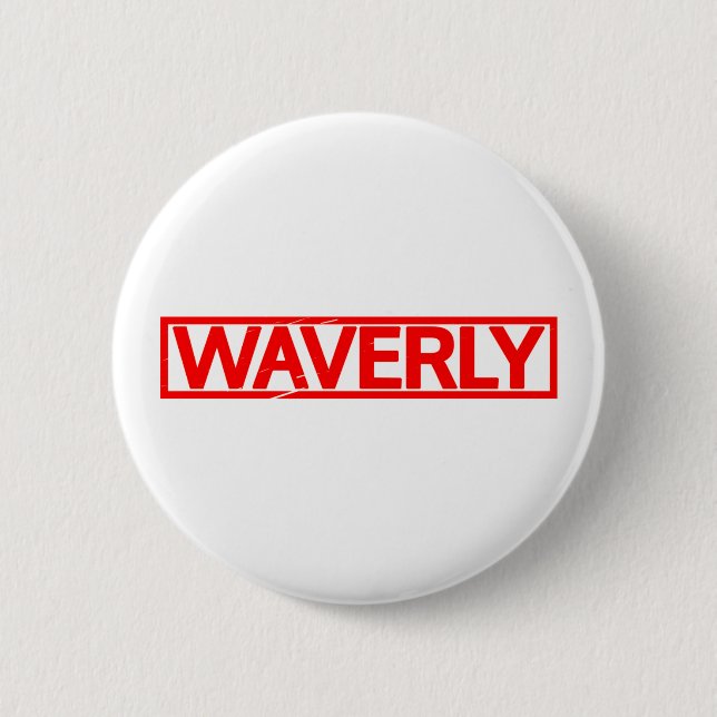 Waverly Stamp 6 Cm Round Badge (Front)